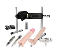 Fredorch Máquina sexual con control remoto con 5 accesorios, fuerte silencioso, 18 frecuencias con consolador para hombres, mujeres y parejas, juguetes sexuales para adultos (doble consolador)