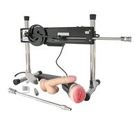 Fredorch Máquina sexual con varillas dobles, máquina de amor con función de choque fuerte, juguete sexual silencioso