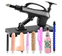Fredorch nuevo actualizado 3xlr máquina de sexo con 8 accesorios, portátil de velocidad ajustable para hombres mujeres parejas máquina automática de sexo con consolador y copas de masturbación