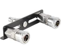 Fredorch sex machines adaptador doble dildo holder, vagina y orgasmo anal para mujeres, hombres y parejas (plata)