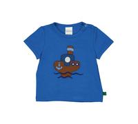Fred's World by GREEN COTTON Camiseta azul / marrón / blanco 98 azul / marrón / blanco