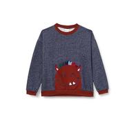 Fred's World by Green Cotton Hello Monster Sweatshirt, Sudadera Unisex Adulto, Denim Navy,