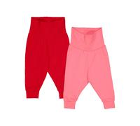 Fred's World by GREEN COTTON Pantalón rosa claro / rojo, Talla 68