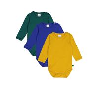 Fred's World by GREEN COTTON Pijama entero/body azul / azafrán / verde oscuro 68 azul / azafrán / verde oscuro