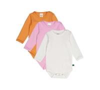 Fred's World by GREEN COTTON Pijama entero/body mandarina / rosa / blanco 68 mandarina / rosa / blanco