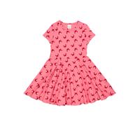 Fred's World by GREEN COTTON Vestido altrosa / rojo fuego / blanco, Talla 116