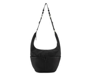 FredsBruder Already Yours Bolsa de hombro Piel natural 45 cm negro