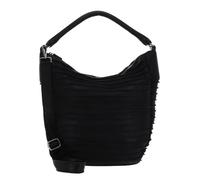 FredsBruder Bolso de hombro de piel de animal S acanalado 33 cm gris