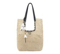 FREDsBRUDER bolso de hombro Sun Carrier Collection High Shopper Natural Straw & Black beige
