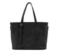 FredsBruder Bolso de piel reversible 37 cm negro