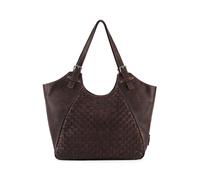 FredsBruder Calm Weave Bolsa de compras Piel natural 45 cm marrón