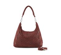 FredsBruder Calm Weave Bolsa de hombro Piel natural 38 cm marrón