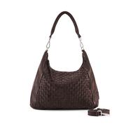 FredsBruder Calm Weave Bolsa de hombro Piel natural 38 cm marrón