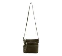 FREDsBRUDER Cuero bolso bandolera bolso de hombro My Old Friend Crossbag Khaki Green caqui