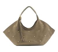 FREDsBRUDER Cuero bolso bandolera bolso de hombro The Beaded Shoulder Bag Greyish Khaki gris verdoso