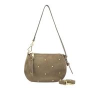 FREDsBRUDER Cuero bolso bandolera bolso de hombro The Beaded Shoulder Bag Greyish Khaki gris verdoso
