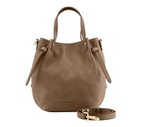 FREDsBRUDER Cuero bolso bandolera Just Easy Little Basket Khaki Green marrón