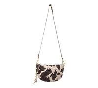 FREDsBRUDER Cuero bolso bandolera Velvet Wild Crossbag Cow Pattern marrón