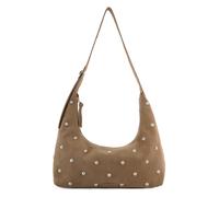 FredsBruder Endless Beads Bolsa de hombro Piel natural 44 cm gris