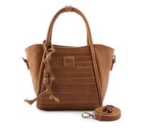 FredsBruder Layer Bolsa de hombro Mini Bag Piel natural 17 cm marrón