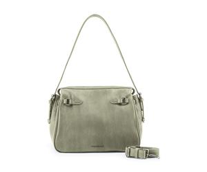 FredsBruder My Forever Friend Bolsa de hombro L Piel natural 29 cm verde