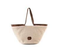 FredsBruder Teddy Layer Bolsa de compras Piel natural 27.5 cm beige