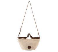 FredsBruder Teddy Layer Bolsa de hombro Piel 40 cm beige