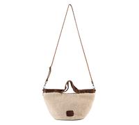 FredsBruder Teddy Layer Bolsa de hombro Piel natural 40 cm beige