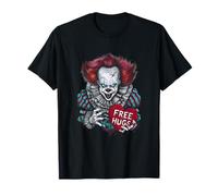 Free a Hugs Scary Payaso Valentine Halloween Terror Personaje Camiseta