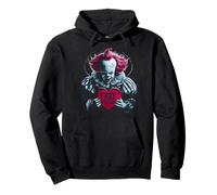 Free a Hugs Scary Payaso Valentine Halloween Terror Personaje Sudadera con Capucha
