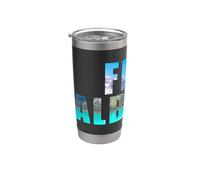 Free Alberta - Independence from Canada 2026 Lake (Black) Vaso térmico de acero inoxidable de doble pared