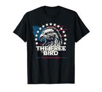 Free American Bird El pájaro que no puedes cambiar el 4 de julio Camiseta