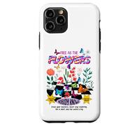 Free as The Flowers Cool Quotes Illustration Graphic Designs Carcasa para iPhone 11 Pro