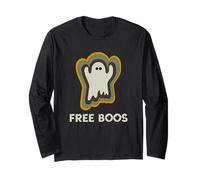 Free Boos Ghost or Spirit Spooky Fall Design Manga Larga