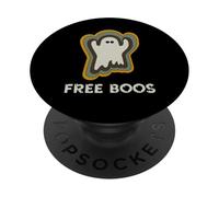 Free Boos Ghost or Spirit Spooky Fall Design PopSockets PopGrip Adhesivo