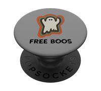 Free Boos Ghost or Spirit Spooky Fall Party Design PopSockets PopGrip Adhesivo