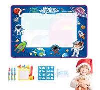 Free Coloring Doodle Drawing Mat - Water Doodle Mat, Reusable Painting Writing Doodles Board Toy, 100 X 80cm Water Paint Mats for Kids
