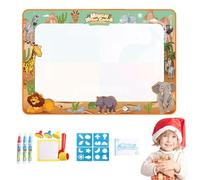 Free Coloring Doodle Drawing Mat - Water Doodle Mat, Reusable Painting Writing Doodles Board Toy, 100 X 80cm Water Paint Mats for Kids
