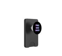 Free Dad Hugs Pride Proud Ally LGBT Rainbow Flag Support PopSockets PopWallet para MagSafe