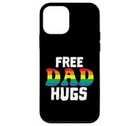 Free Dad Hugs Rainbow LGBT Gay Orgulloso Aliado Feliz Mes del Orgullo Carcasa para iPhone 12 mini