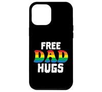 Free Dad Hugs Rainbow LGBT Gay Orgulloso Aliado Feliz Mes del Orgullo Carcasa para iPhone 12 Pro Max
