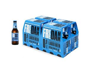 Free Damm | Cerveza Sin Alcohol 0,0 | Todavía Más Sabor| Caja 24 Botellas 25cl