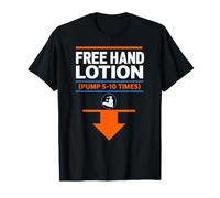Free Hand Loción Bomba Divertido Inapropiado Ofensivo Mordaza Hombres Camiseta