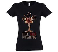 Free Hugs FOR Everyone Mujer Girlie Women T-Shirt - Facehugger Xénomorphes Promethues Ripley Yutani Weyland Fun Alien Mujer Girlie Women T-Shirt Tamaños S - 5XL