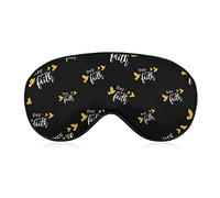Free in My Faith Pigeon Sleeping Blindfold Mask Cute Eye Shade Cover con correa ajustable para Mujeres Hombres Night