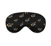 Free in My Faith Pigeon Sleeping Blindfold Mask Cute Eye Shade Cover con correa ajustable para Mujeres Hombres Night
