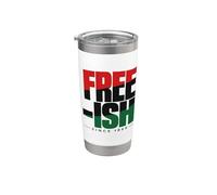 Free-ish Since 1865 Juneteenth Freedom Day Vaso térmico de acero inoxidable de doble pared