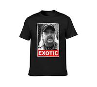 Free Joe Exotic Tiger King Carole Baskin Big Cat T-Shirt Mens Black Unisex Tees Shirt XL