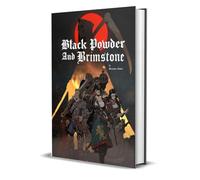 Free League Libro de reglas de núcleo de polvo negro y azufre, TTRPG de terror folclórico con magia oscura y caos