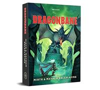 Free League Publishing Dragonbane: Mirth & Mayhem - Juego básico de Juego de rol, Incluye Dados, Libro de Reglas, Aventuras, Mapa y más, Juego de Mesa RPG para Adultos, Familia, Adolescentes Mayores